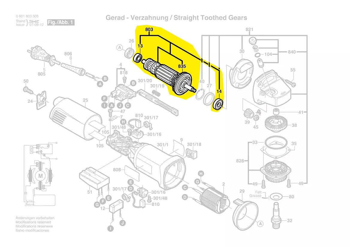 Induit BOSCH réf. 1 604 010 640